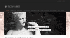 Desktop Screenshot of docteur-mavris-imbert.com